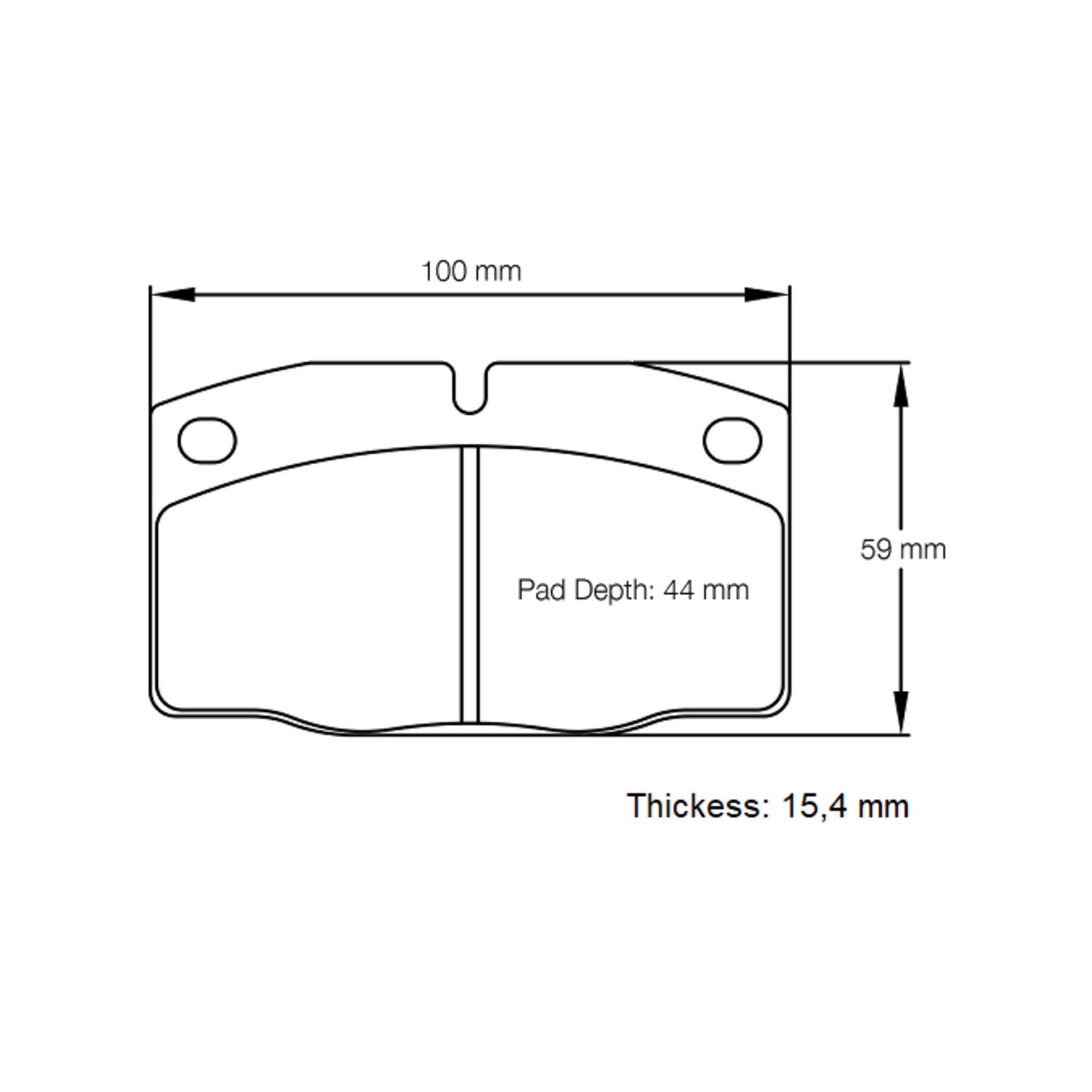 Pagid S9521H42001 Raceblok Set RSH42