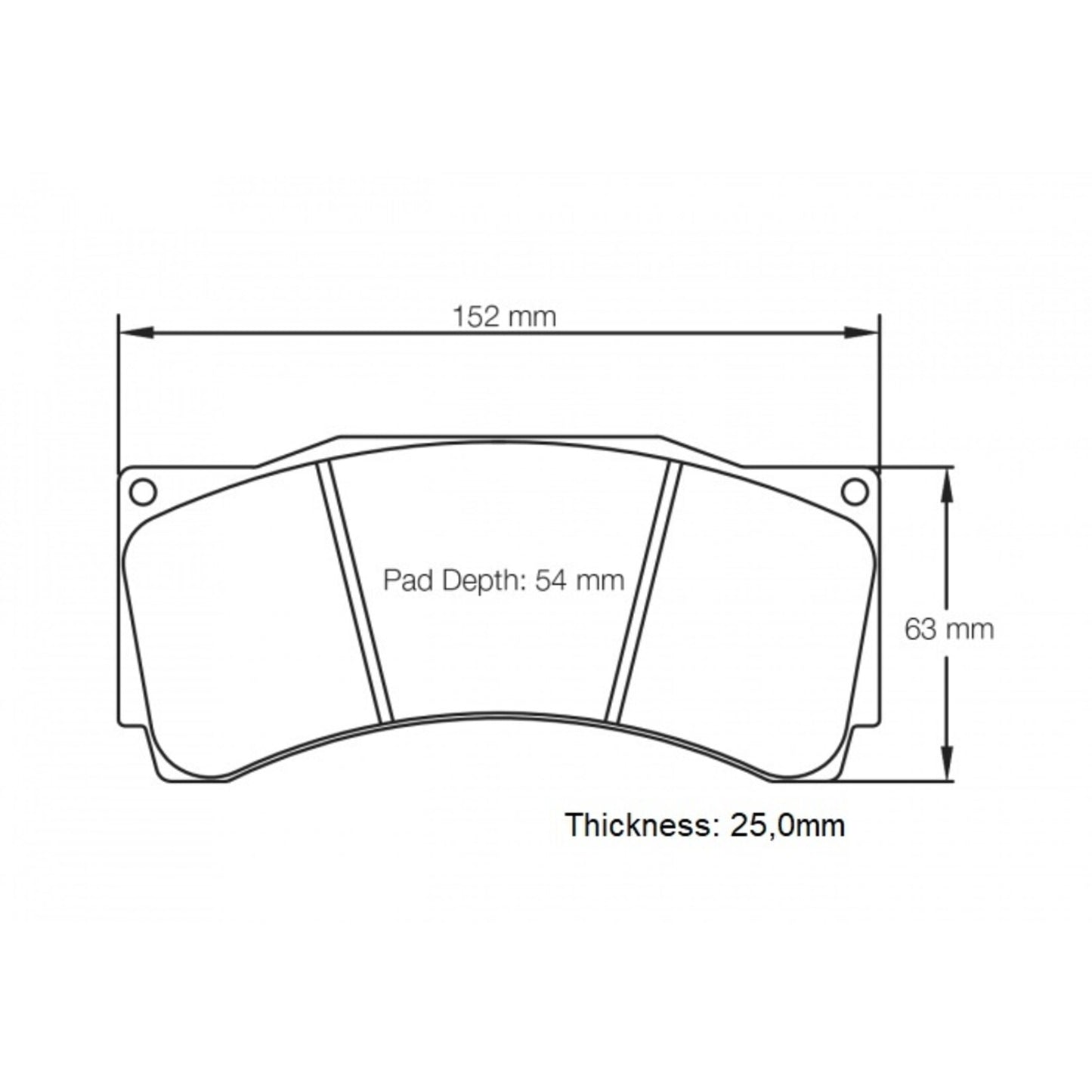 Pagid S1539T05001 Raceblok Set RST5