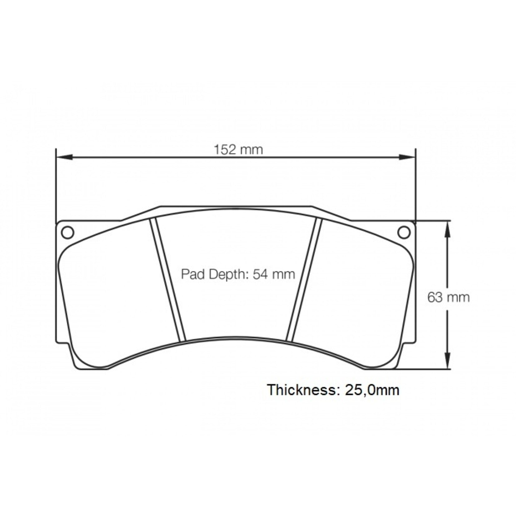 Pagid S1539T05001 Raceblok Set RST5