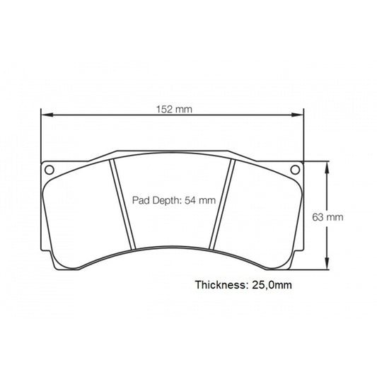 Pagid S1539T05001 Raceblok Set RST5