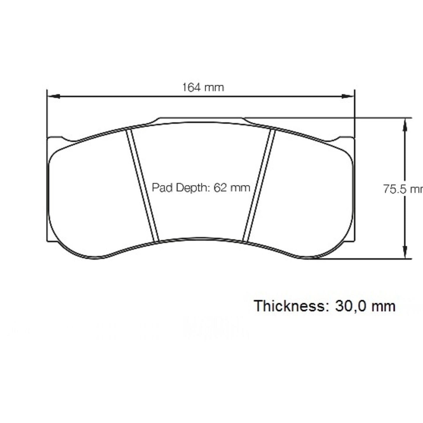 Pagid S2019T05001 Raceblok Set RST5