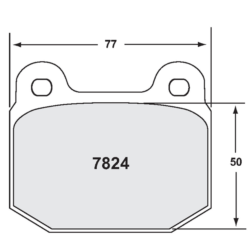 PFC 7824.11.15.44 FRONT BRAKE PADS RACE 11 CMPD FOR LOTUS ELISE / EXIGE