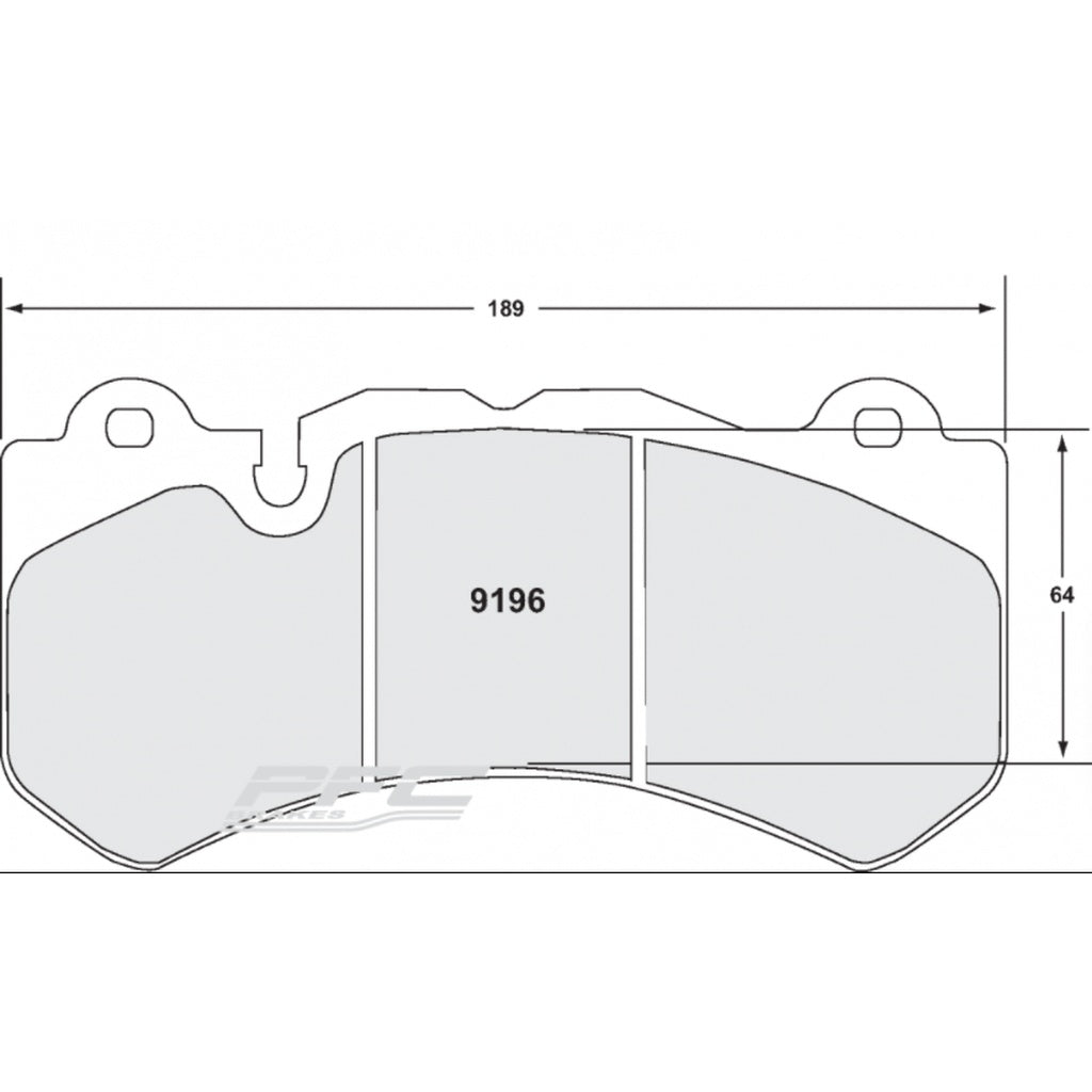 PFC 9196.10 BRAKE PADS Z-RATED FOR AUDI RS6 (C6) / MERCEDES AMG C63