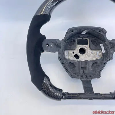 Vivid Racing VR-LAMB-URUS-STRWHL-IT Lamborghini Urus OEM Upgraded Carbon Fiber Alcantara Italy Stripe Steering Wheel