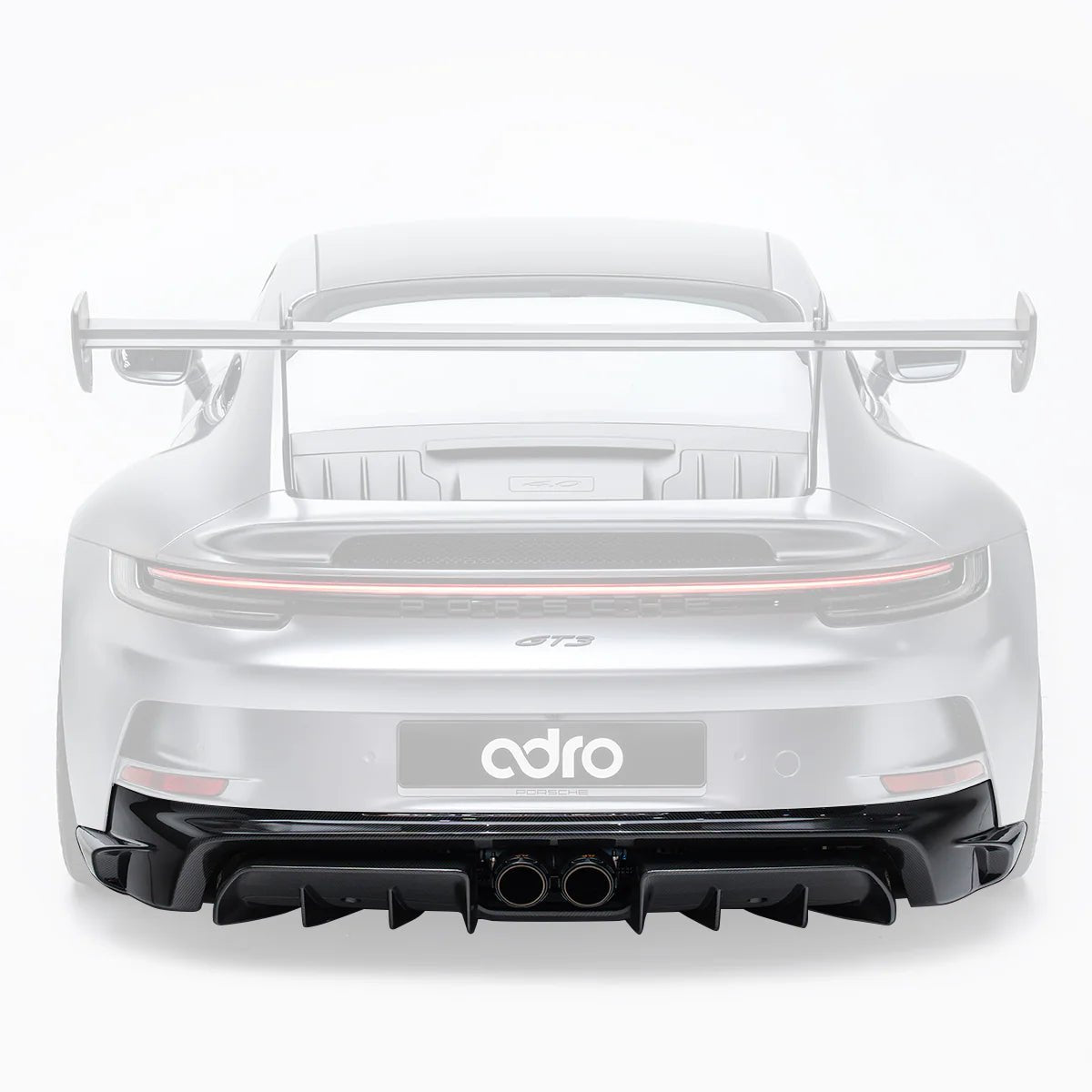 Adro A23A10-1301 PORSCHE 992.1 GT3 PRE-PREG CARBON FIBRE REAR APRON PANEL