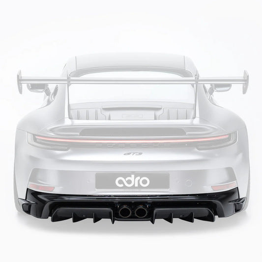 Adro A23A10-1301 -D PORSCHE 992.1 GT3 PRE-PREG CARBON FIBRE REAR DIFFUSER