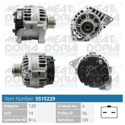 MEAT & DORIA MD5515229 Alternator