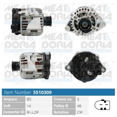 MEAT & DORIA MD5510309 Alternator