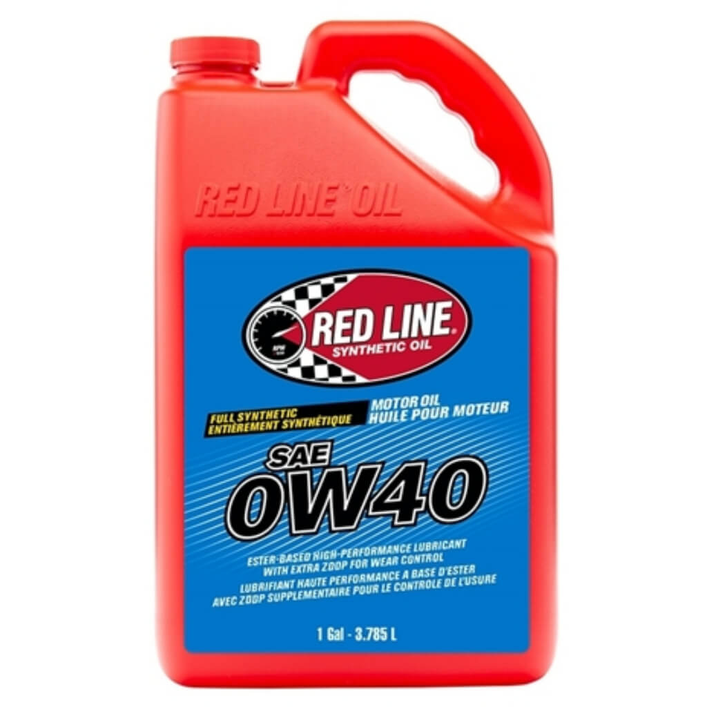 RED LINE OIL 11106 HIGH PERFORMANCE MOTOR OIL 0W40 18.93 L (5 GAL)