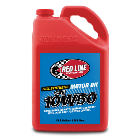 RED LINE OIL 11206 HIGH PERFORMANCE MOTOR OIL 10W50 18.93 L (5 GAL)