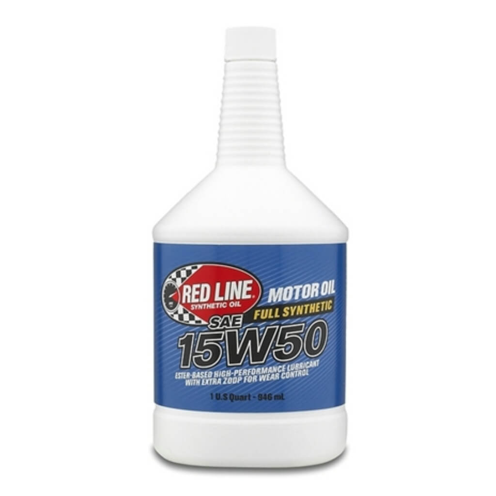 RED LINE OIL 11504 HIGH PERFORMANCE MOTOR OIL 15W50 0.95 L (1 QT)