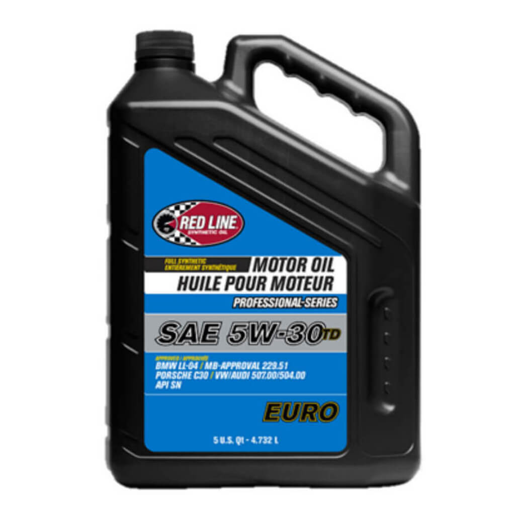 RED LINE OIL 12228 PROFESSIONAL SERIES EURO MOTOR OIL 5W30TD 208 L (55 GAL)