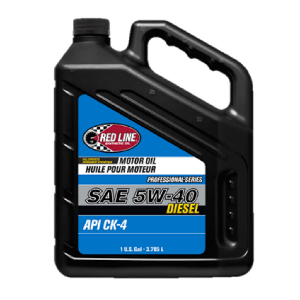 RED LINE OIL 12715 PROFESSIONAL SERIES DIESEL MOTOR OIL 5W40 3.8 L (1 GAL)