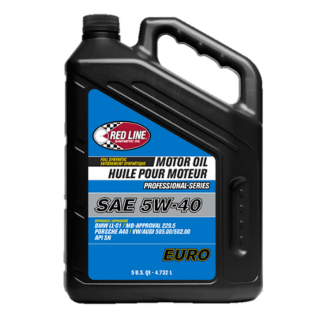 RED LINE OIL 12908 PROFESSIONAL SERIES EURO MOTOR OIL 5W40 208 L (55 GAL)