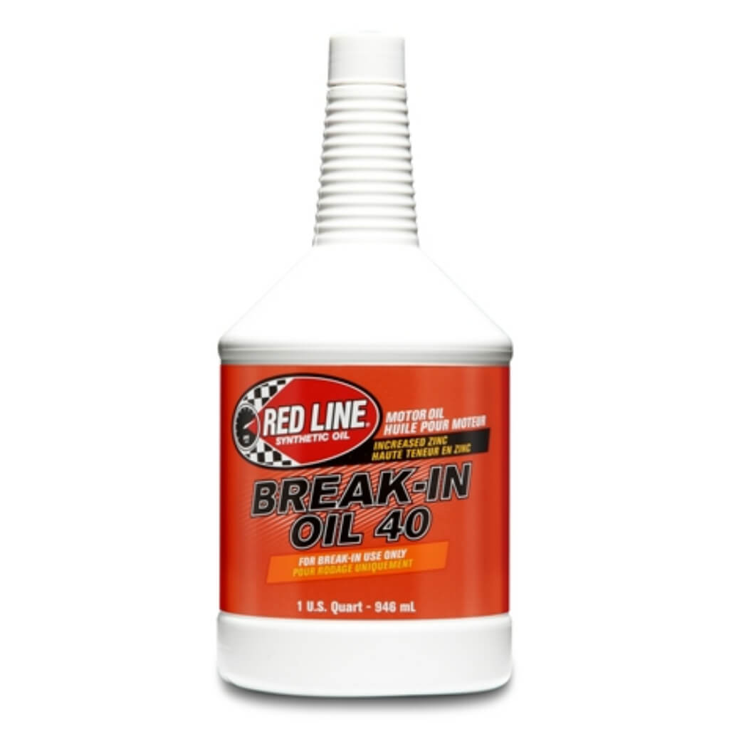 RED LINE OIL 16004 BREAK-IN OIL 40, 0.95 L (1 QUART)