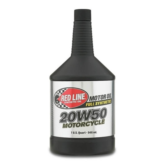RED LINE OIL 42504 MOTORCYCLE MOTOR OIL 20W50 0.95 L (1 QT)