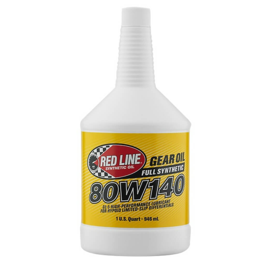 RED LINE OIL 58104 GEAR OIL FOR DIFFERENTIALS 80W140 GL-5 0.95 L (1 QT)