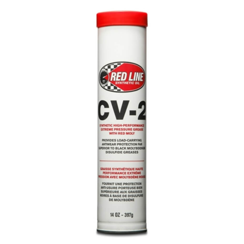 RED LINE OIL 80402 GREASE WITH MOLY CV-2 0.397 KG (14 OZ TUBE)