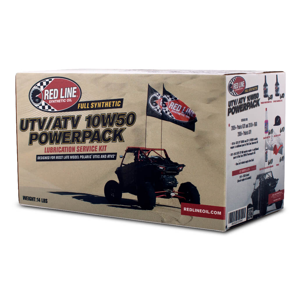 RED LINE OIL 90220 UTV/ATV OIL 10W50 POWERPACK