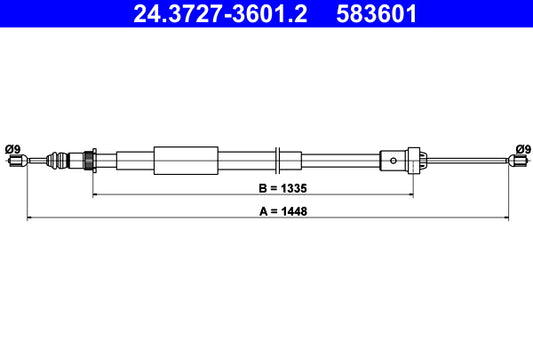 BOSCH 1987482705 Parking Brake Cable Pull