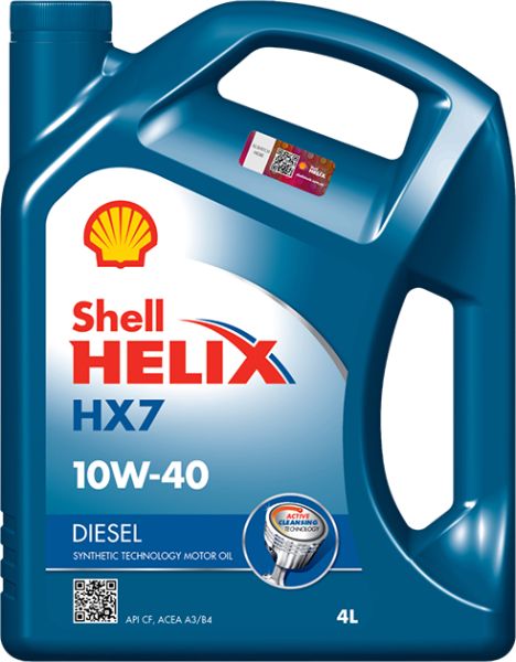 SHELL HELIXHX7D10W404L Engine Oil