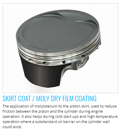 VTT-B58-PISTON-CP B58 CP-CARRILLO FORGED PISTON SET