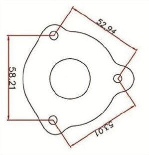 Turbozentrum 249039 SPA Wastegate Compact 35mm L-Flansch silber