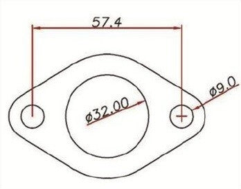 Turbozentrum 249039 SPA Wastegate Compact 35mm L-Flansch silber
