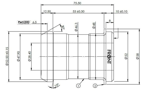 SuperPro SPF4634FK Fr Ctrl Arm Fr Bush
