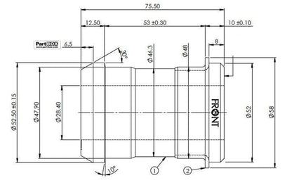 SuperPro SPF4634FK Fr Ctrl Arm Fr Bush