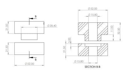 SuperPro SPF5493K LC300 Rear Shock Absorber Upper Mount Kit