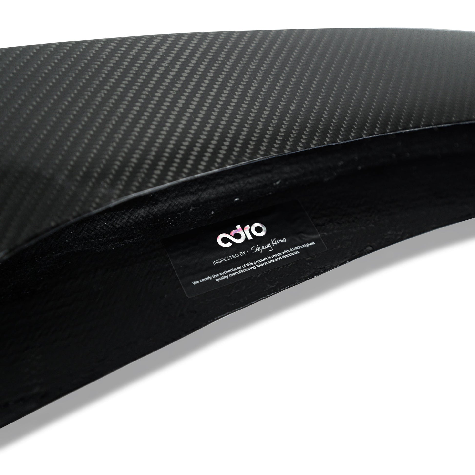 Adro A15A10-1202 TESLA MODEL 3 CARBON FIBRE V2 FRONT SPLITTER (2017+)