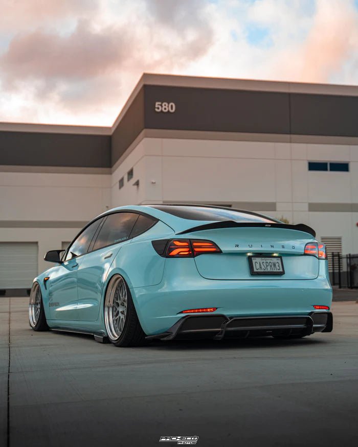 Adro A15A10-1502 TESLA MODEL 3 CARBON FIBRE V2 REAR SPOILER (2017+)