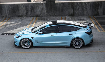 Adro A15A10-1503 TESLA MODEL 3 PRE-PREG CARBON FIBRE AT-S SWAN NECK REAR WING (2017+)