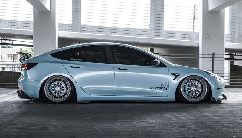 Adro A15A10-1503 TESLA MODEL 3 PRE-PREG CARBON FIBRE AT-S SWAN NECK REAR WING (2017+)