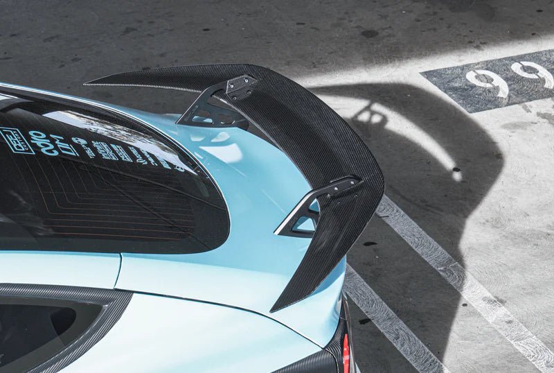 Adro A15A10-1503 TESLA MODEL 3 PRE-PREG CARBON FIBRE AT-S SWAN NECK REAR WING (2017+)