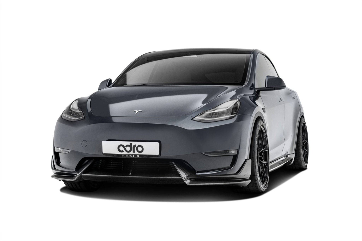 Adro A15A20-1201 TESLA MODEL Y PRE-PREG CARBON FIBRE FRONT SPLITTER (2020+)