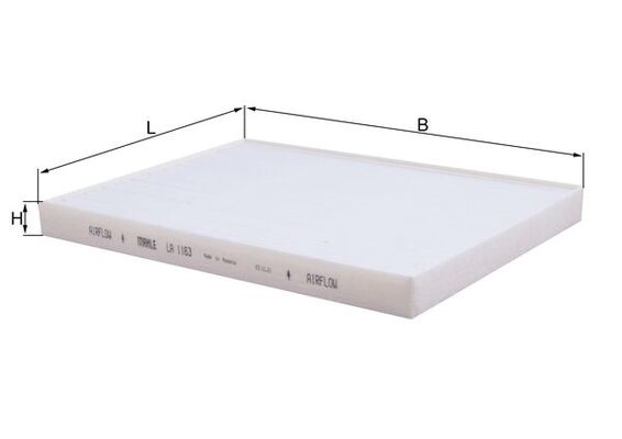 Mahle LA1163 - Filter, cabin air