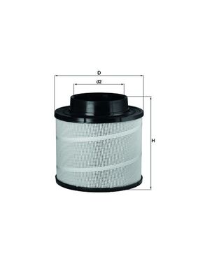 Mahle LX741 - Air Filter
