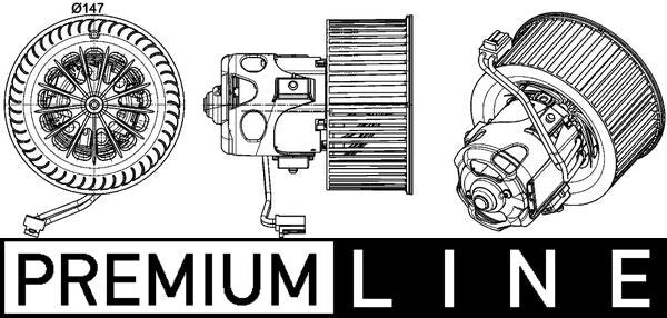 Mahle AB151000P - Interior Blower