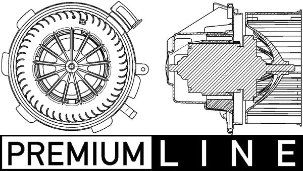 Mahle AB88000P - Interior Blower