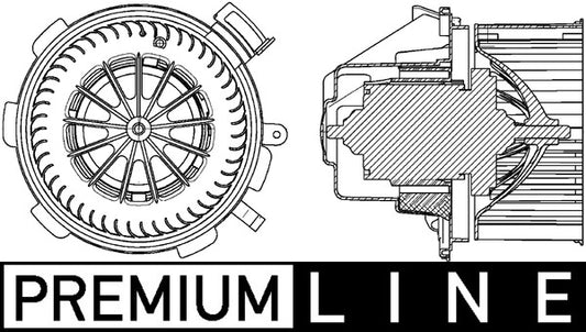 Mahle AB88000P - Interior Blower