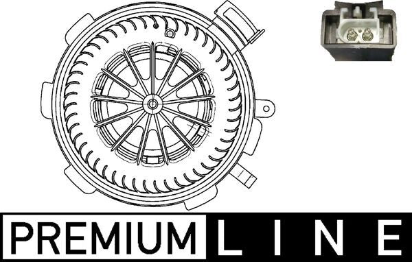 Mahle AB89000P - Interior Blower