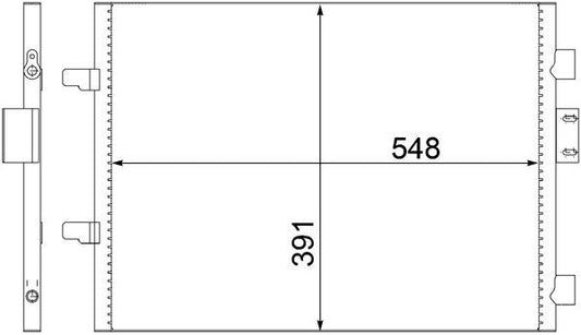 Mahle AC313000S - Condenser, air conditioning