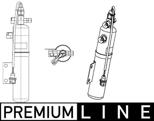 Mahle AD192000P - Dryer, air conditioning