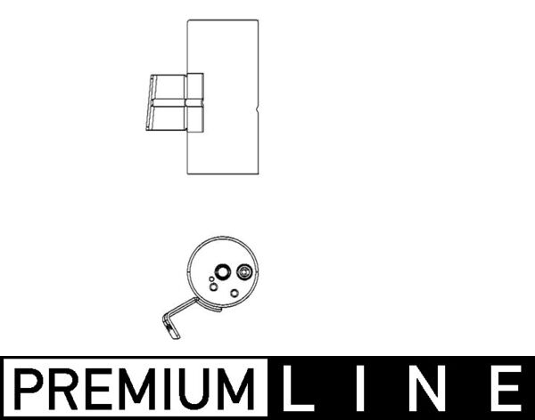 Mahle AD199000P - Dryer, air conditioning