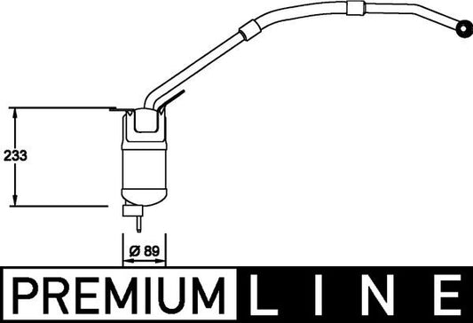 Mahle AD273000P - Dryer, air conditioning