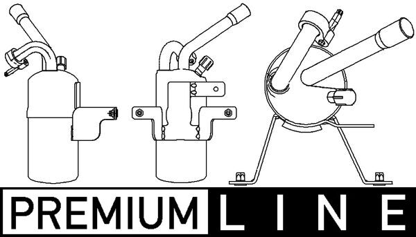 Mahle AD297000P - Dryer, air conditioning