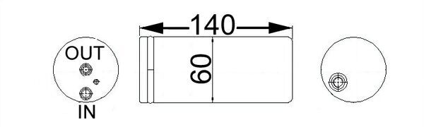 Mahle AD65000S - Dryer, air conditioning