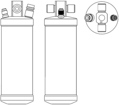 Mahle AD73000S - Dryer, air conditioning